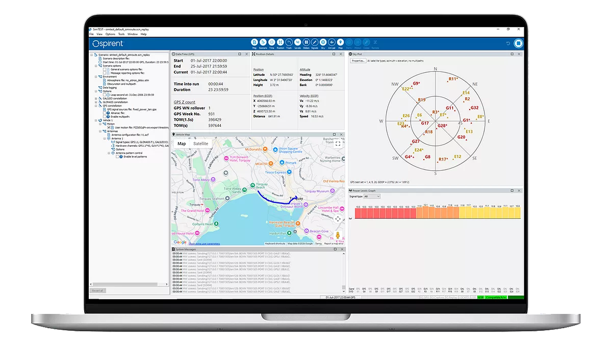 Keysight simtest official public image SimTEST software interface image shown on Keysight's PNT7401A page